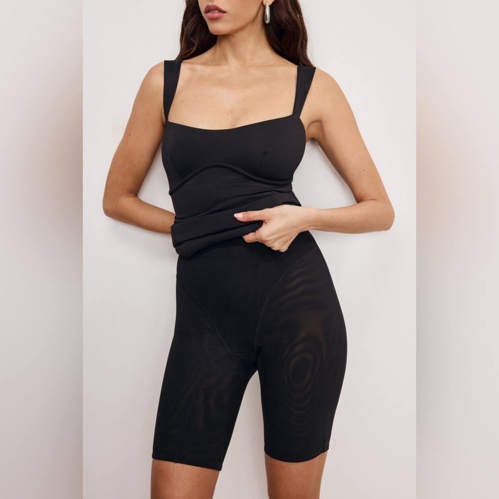Good American Sculpting Sweetheart Midi Dress NWT X Small MSRP $149 - Picture 3 of 13